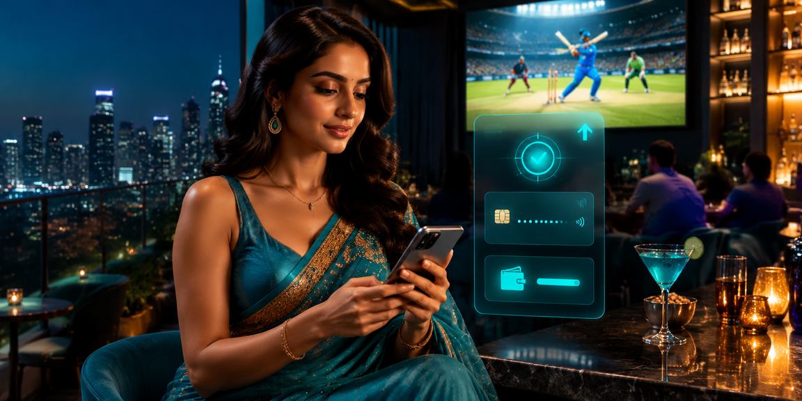 Festive IPL cricket betting culture in India with vibrant sarees